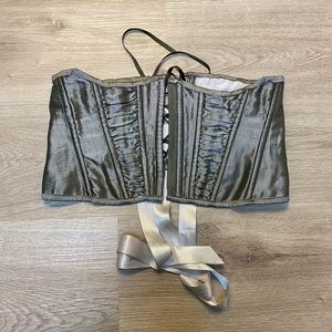 Grey corset